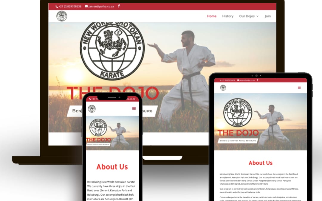 Karate Clubs: Website offers several key benefits for marketing purposes